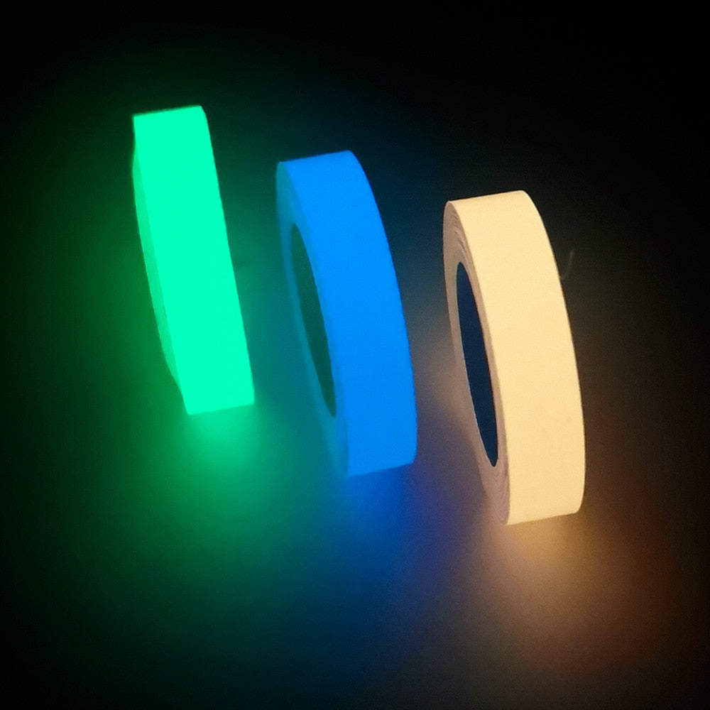 Glow In The Dark Sticker Tape w/ Self-Adhesive