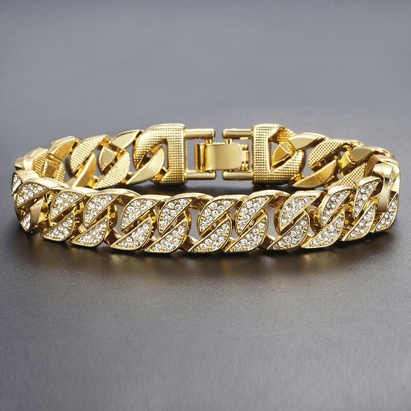 Miami Gold Curb Cuban Bracelet for Men