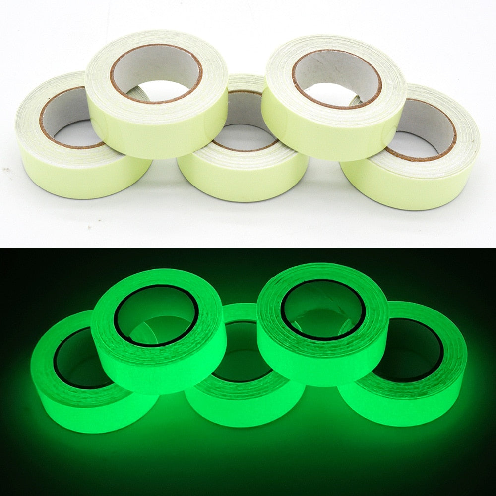 Glow In The Dark Sticker Tape w/ Self-Adhesive