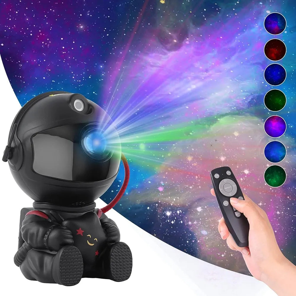 Star Projector Galaxy Night Light Space Astronaut - Starry Nebula Ceiling Projector, for Bedroom Home Decorative, Gifts for both Kids and Adults