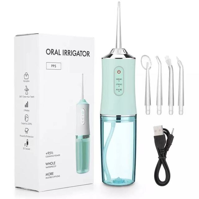 Waterproof Irrigator Dental Cleaner, The Pen Brush Cleaning Tool